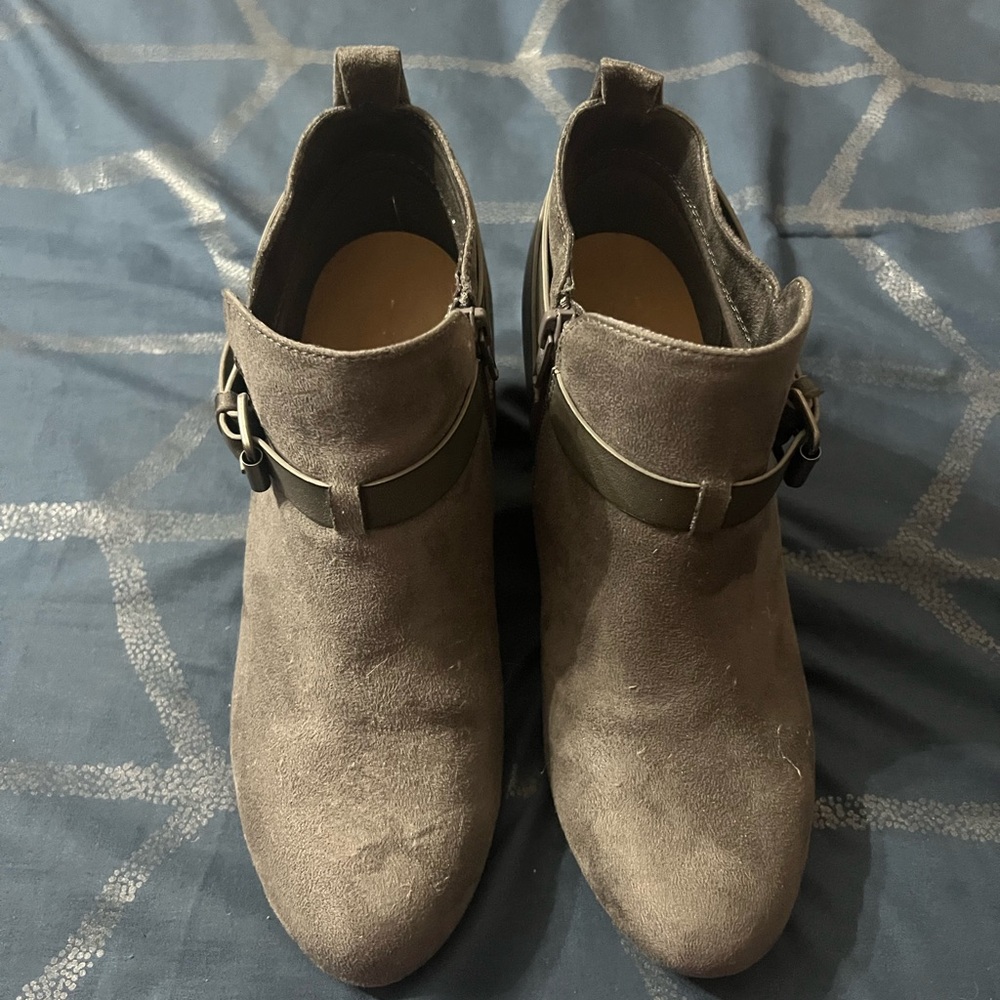 Suede Booties
